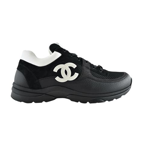 chanel black sneakers|Luxury Fashion & Designer Clothing, Shoes, Handbags & More.